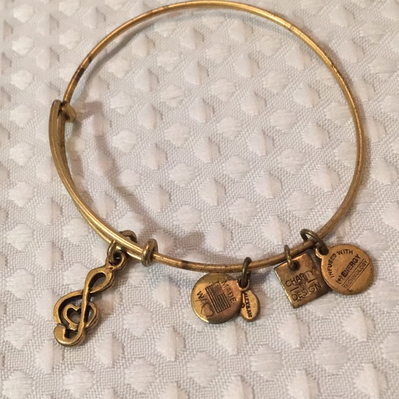 👛 Alex and Ani Music Bracelet - Picture 2 of 4